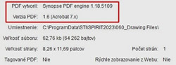 Tisk do PDF – verze PDF 1.6 (Acrobat 7.x)